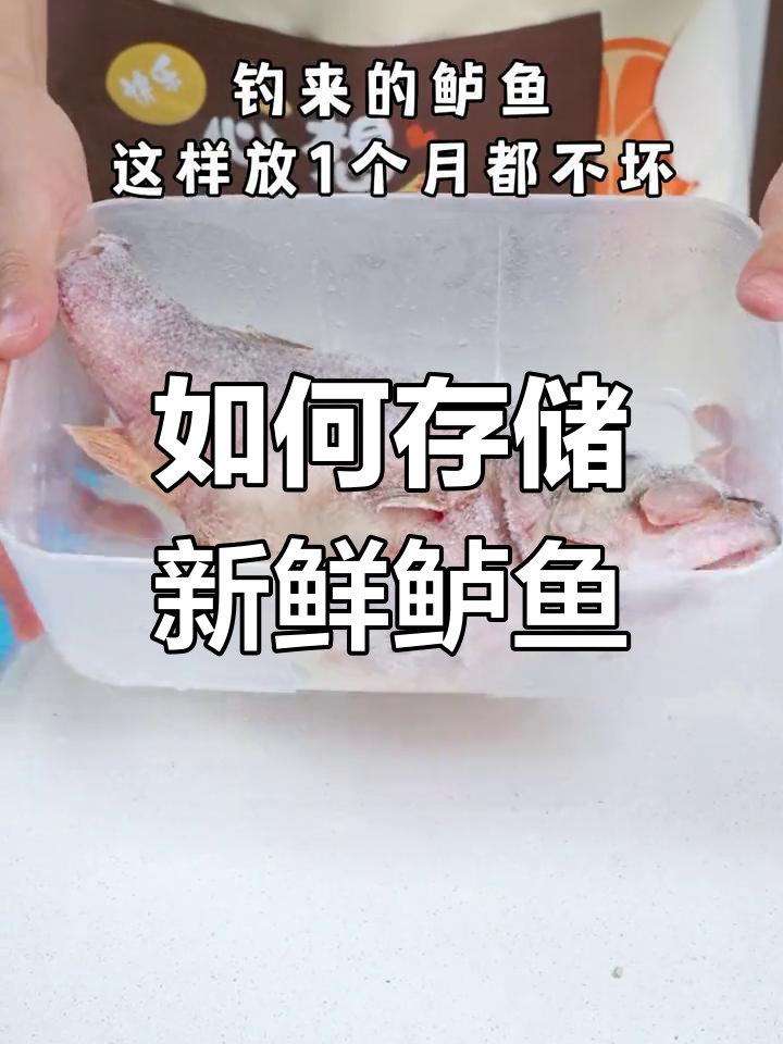 鲈鱼保存一个月不坏,教你冷冻技巧