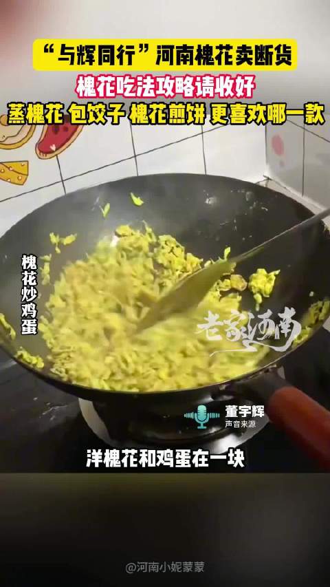 「河南人把槐花吃出花」“与辉同行”河南槐花卖断货,槐花吃法攻略请收好,蒸槐花、包饺子、槐花
