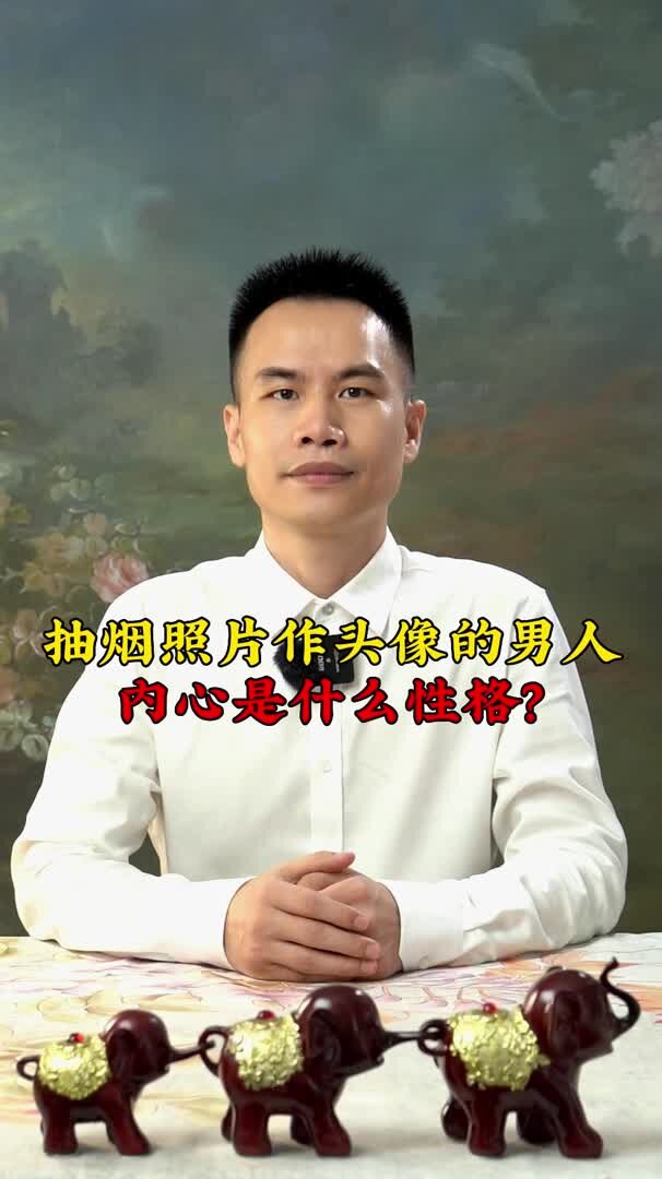 抽烟照片作头像的男人内心是什么性格?