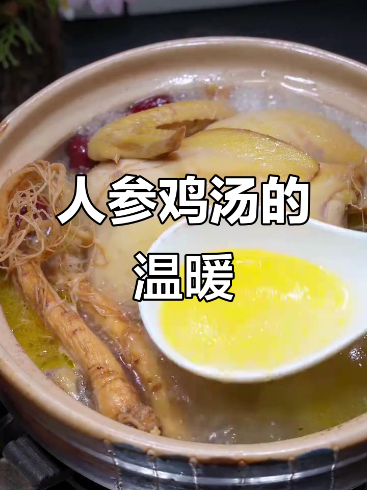 每年此时，炖一锅人参鸡汤，汤浓味美，滋补又好喝