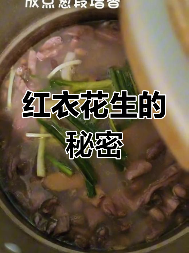 煲汤选红皮花生,效果更佳!