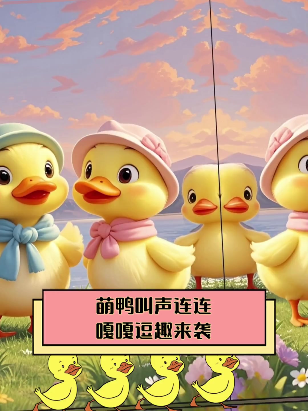 萌鸭叫声连连,嘎嘎逗趣来袭