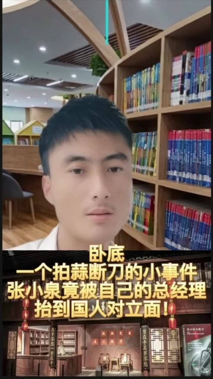 卧底?明明只是一个拍蒜断刀的小事件,张小泉竟被自己的总经理抬到国人对立面!张小泉 菜刀拍蒜