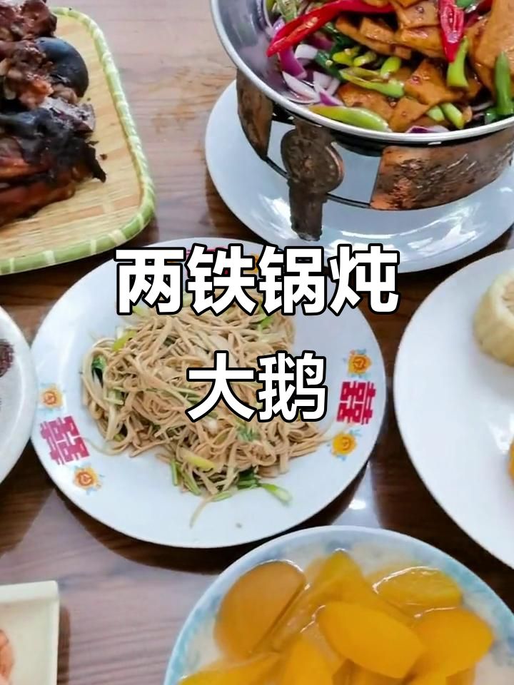 七月二十四日午餐:铁锅炖大鹅与清蒸鲈鱼,饺子随便吃