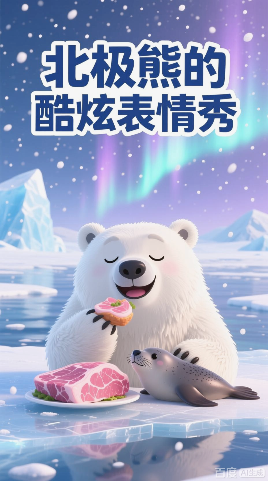 北极熊的酷炫表情