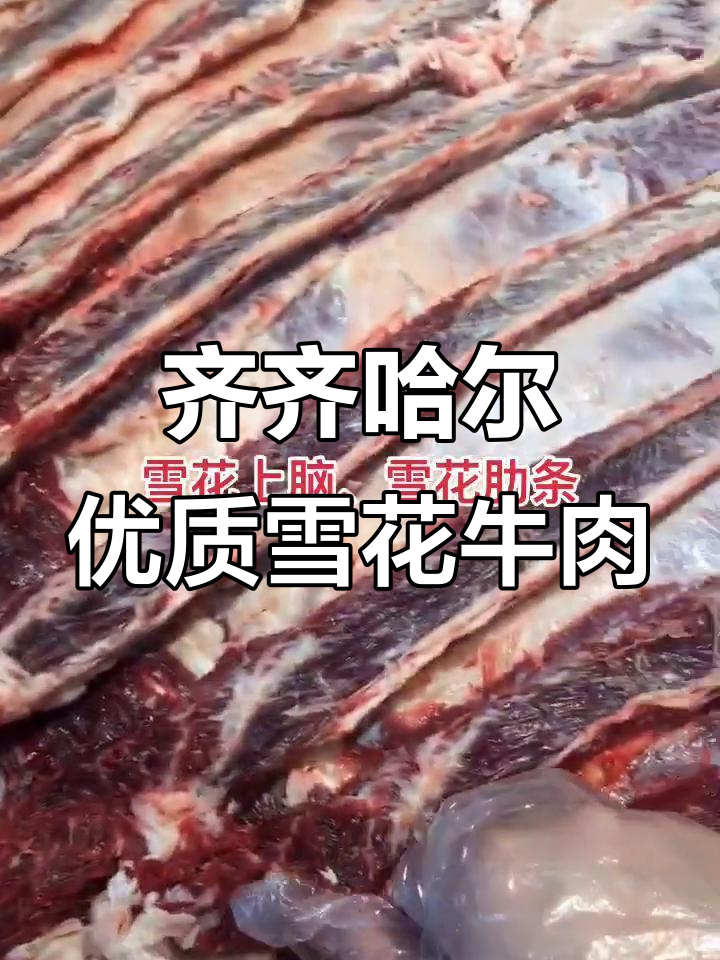 齐齐哈尔顶级雪花牛肉,烧烤火锅必备美味