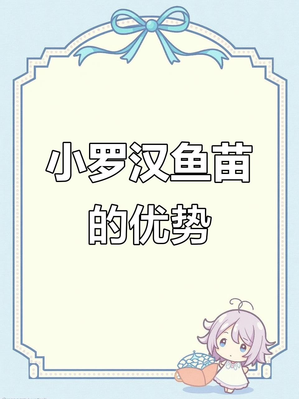 为什么买小罗汉鱼苗更划算?揭秘四个阶段的选择技巧