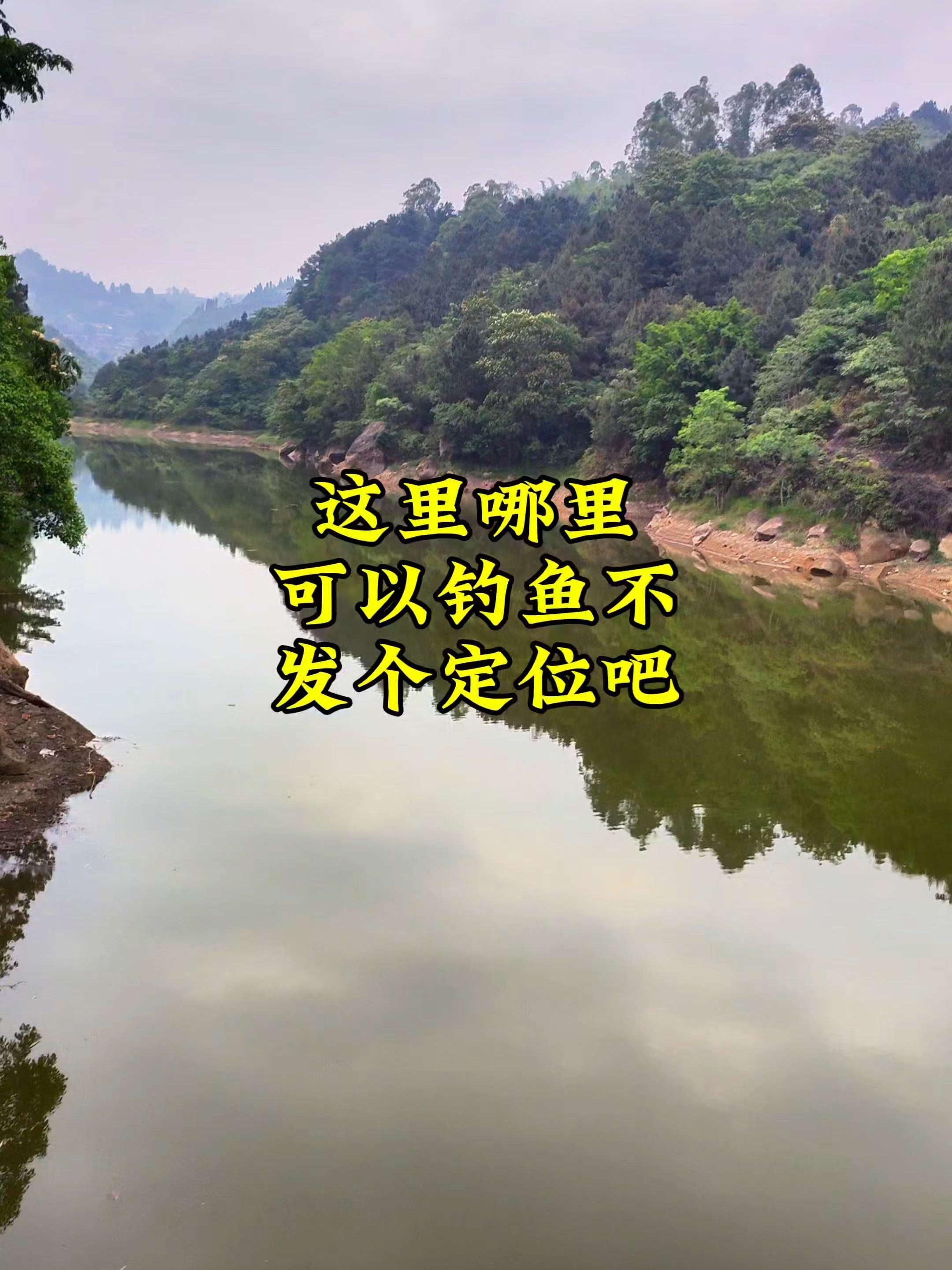 这是哪里?可不可以钓鱼?好不好钓?可不可以发个定位?钓鱼佬 钓鱼 禁渔期 威远 威远故事