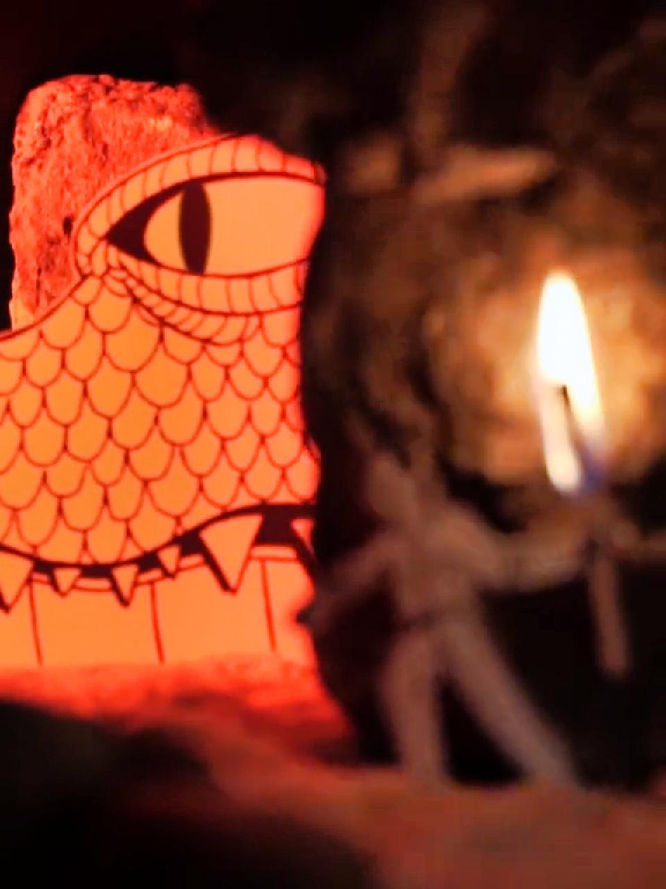 让插画动起来:致命的鳄鱼。插画 视觉设计 手工diy 模型制作 生活美学