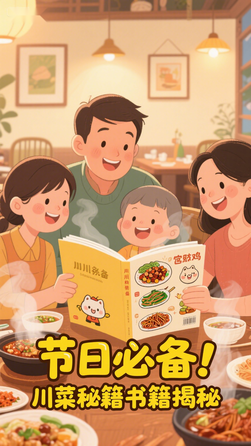 节日必备！川菜秘籍书籍揭秘