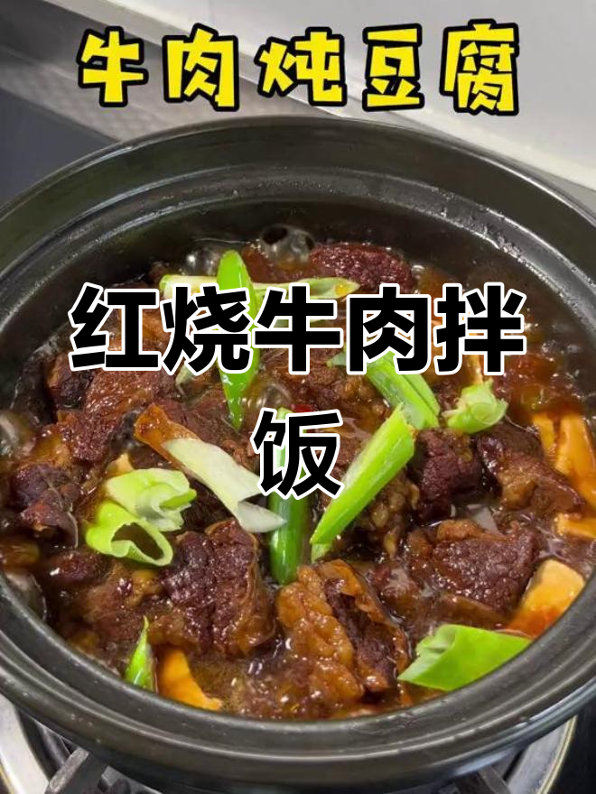 每天逛市场,红烧牛肉豆腐汤拌饭超赞!