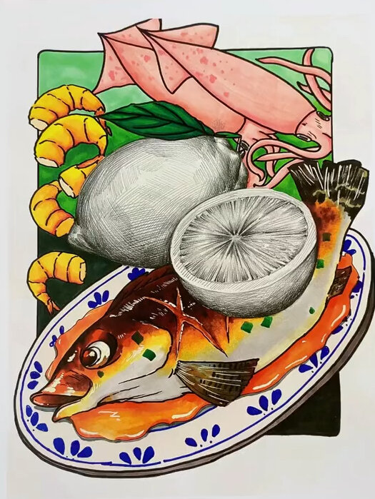 创意素描画|三四年级可以上的素描课