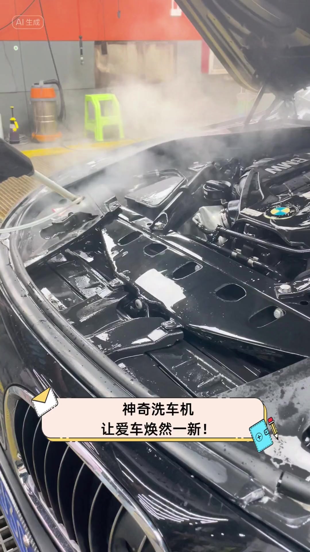 神奇洗车机,让爱车焕然一新!