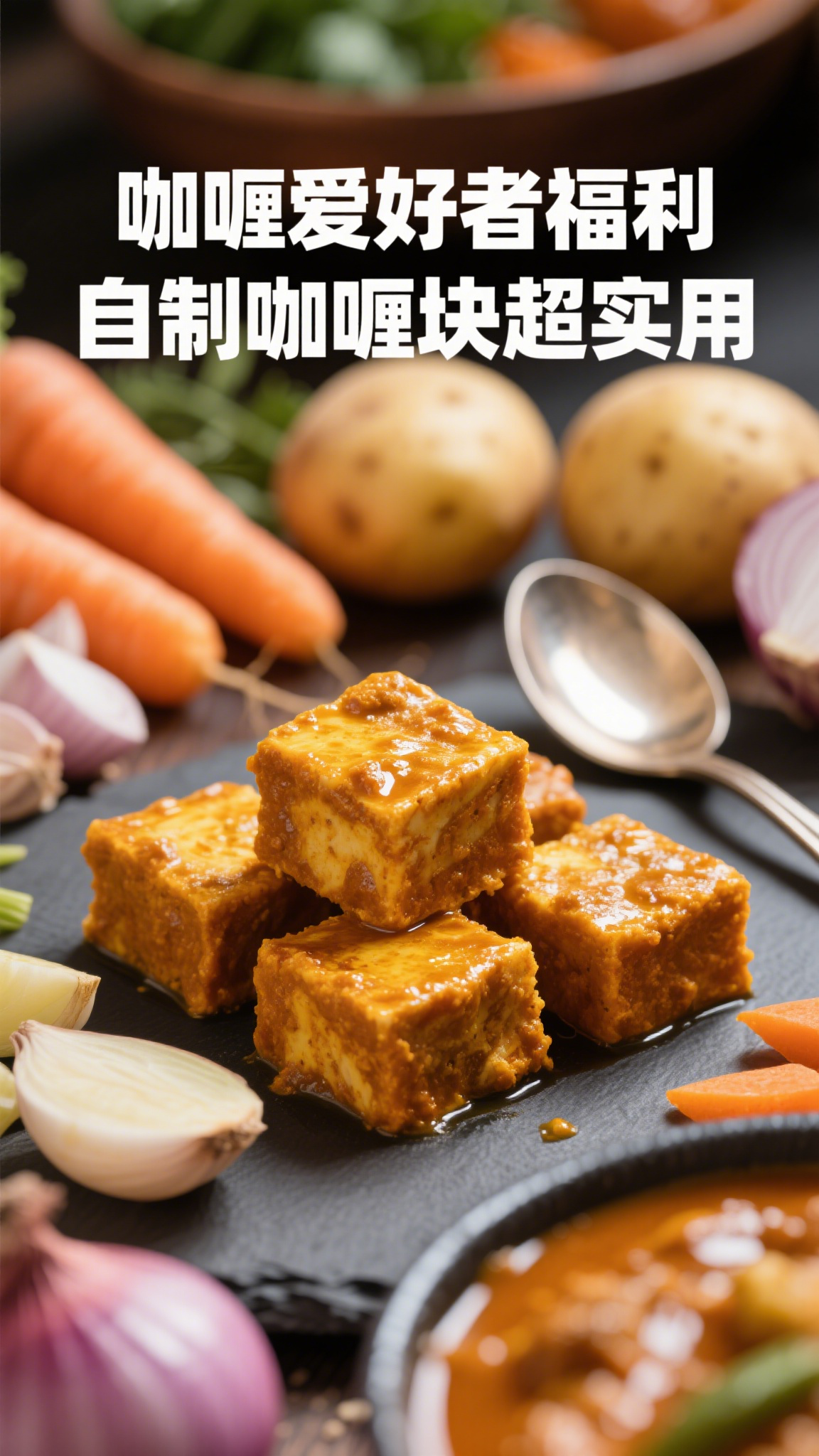 咖喱爱好者福利自制咖喱块超实用