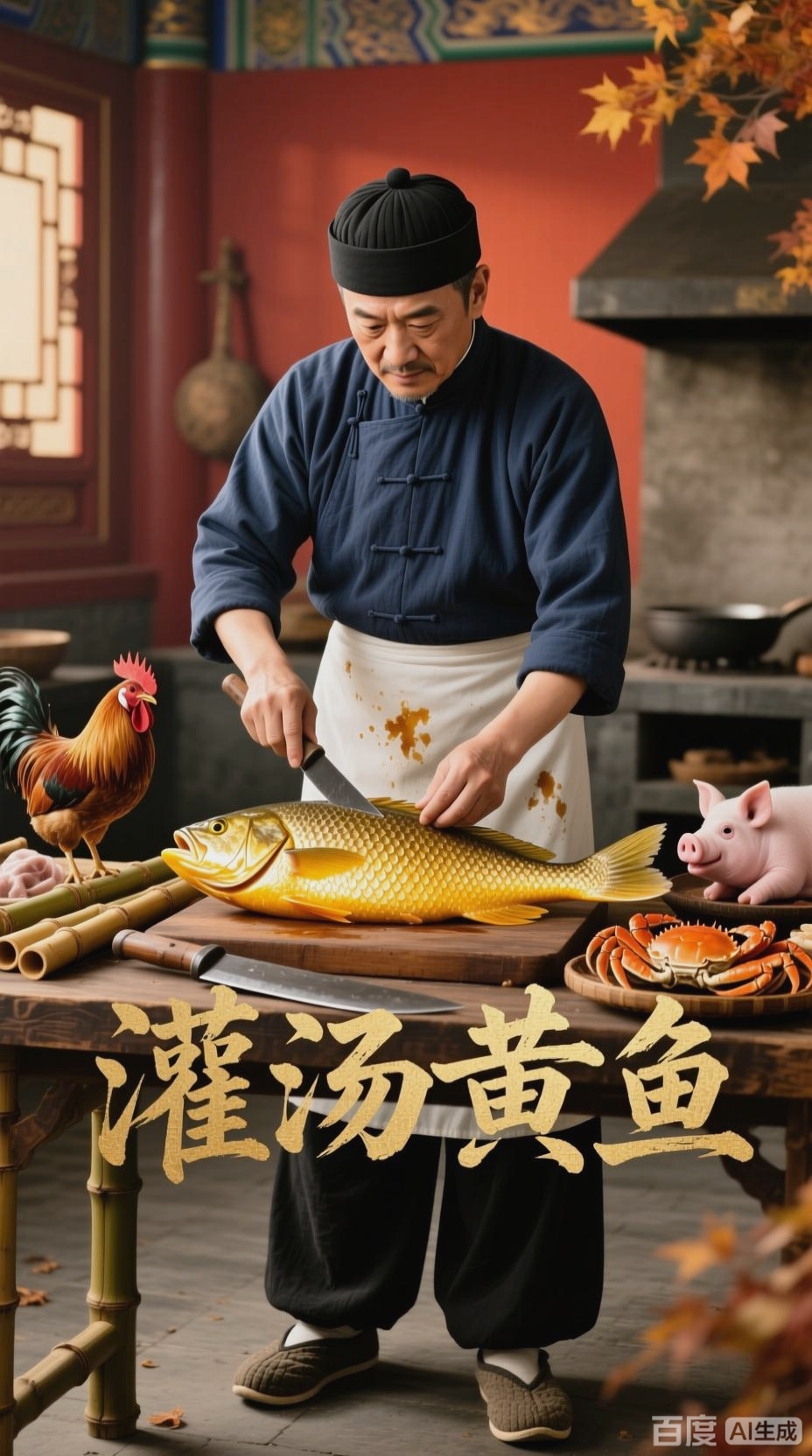 灌汤黄鱼:满汉全席的极致美味