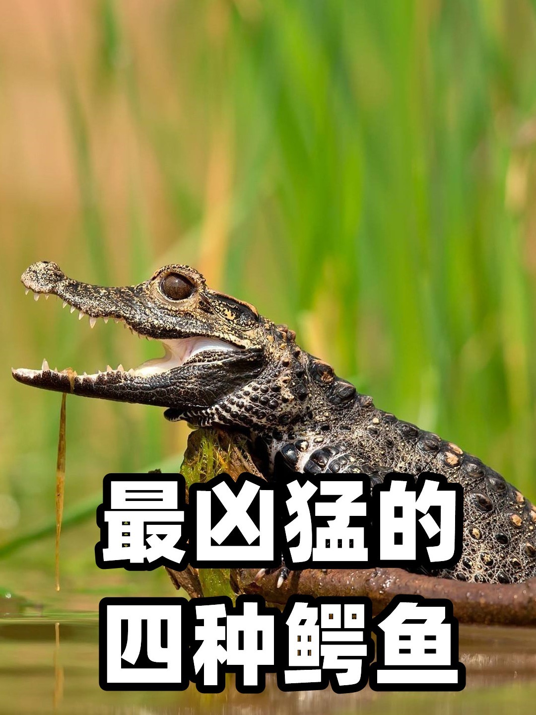 4种最厉害的鳄鱼,是单挑狮子和老虎的存在