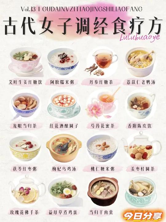 16款古人调经食疗方|跟老祖宗学养姨妈 艾叶生姜红糖饮 材料:艾叶9g、生姜5片、红糖20