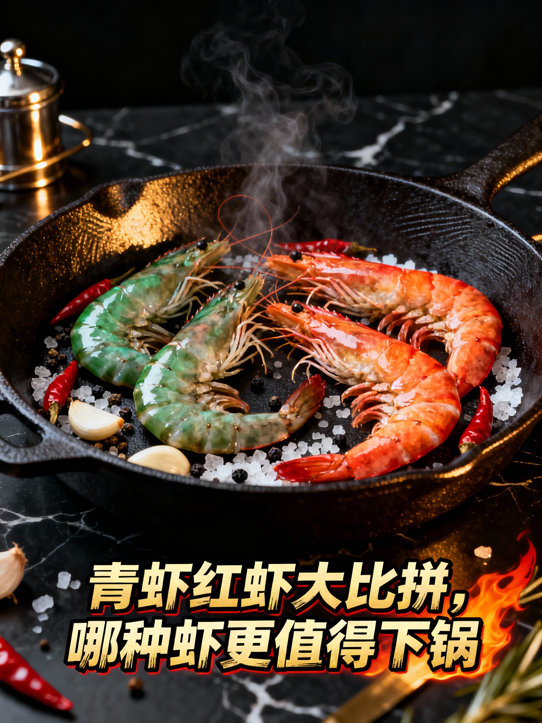 青虾红虾大比拼，哪种虾更值得下锅
