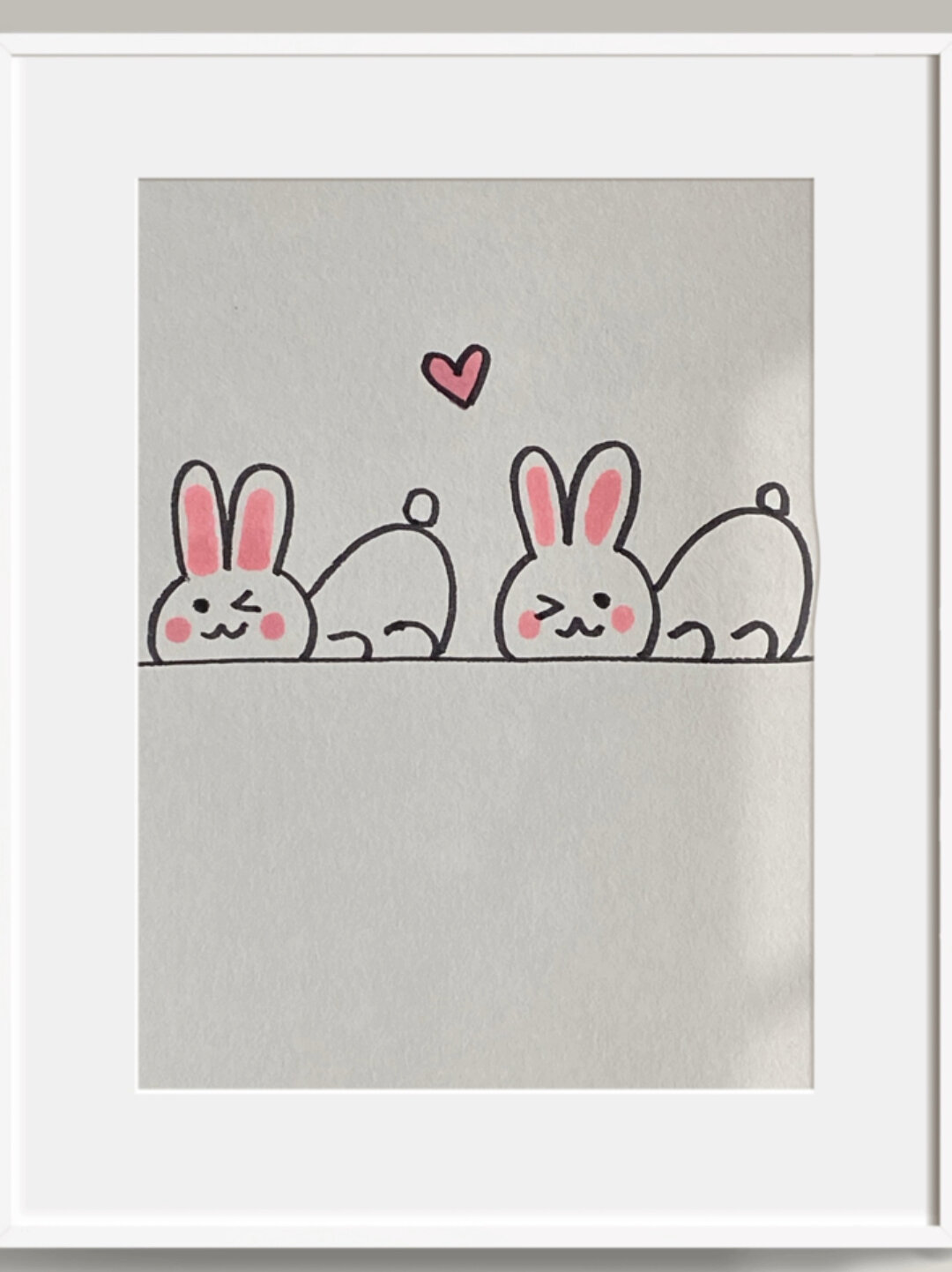 小兔子简笔画教程 简单又可爱