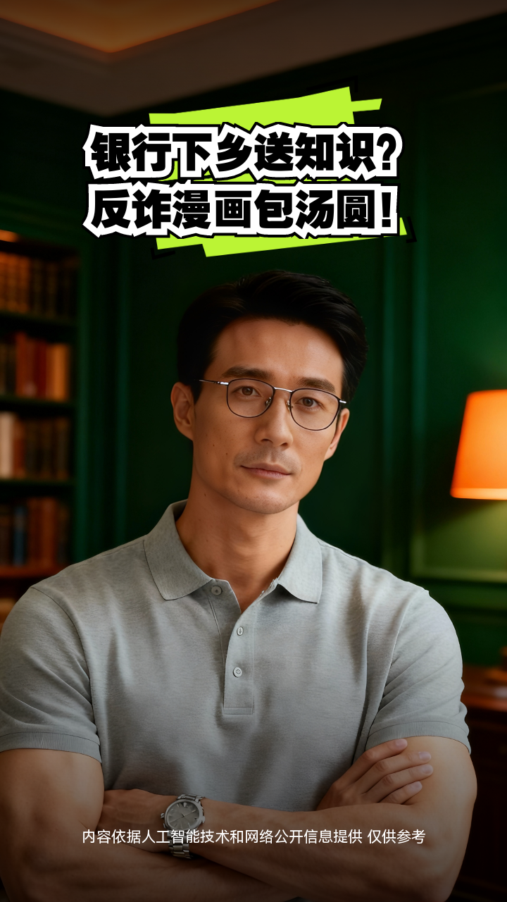 银行下乡送知识?反诈漫画包汤圆!