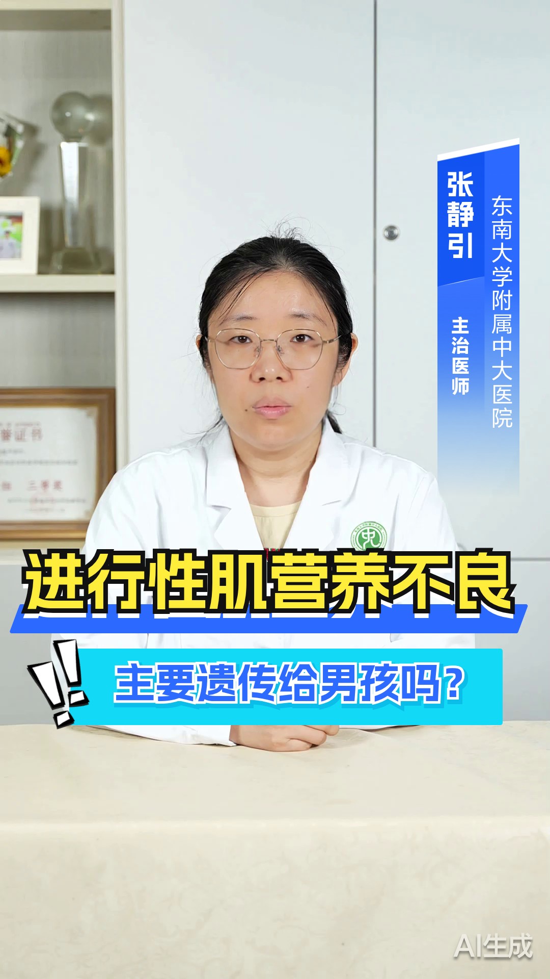 进行性肌营养不良主要遗传给男孩吗?