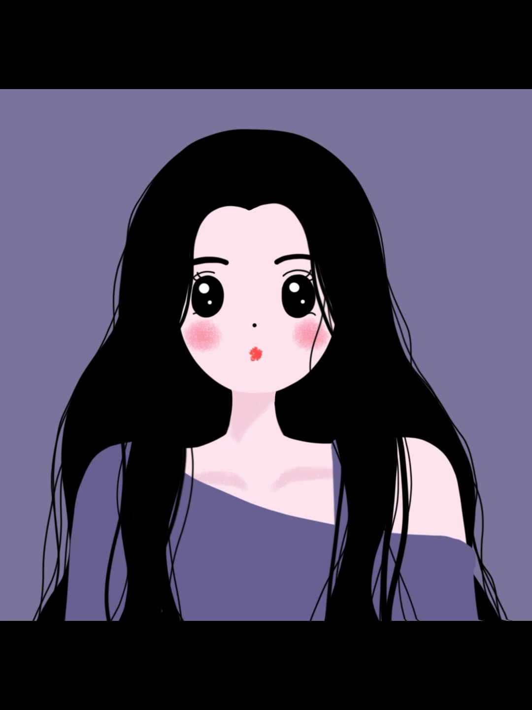 超简单可爱的女生漫画头像