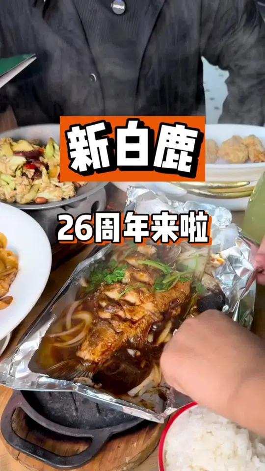新白鹿26岁了 带大家看看杭州老底子的菜馆性价比有多高 来到浙江 新白鹿26周年 鹿好食节