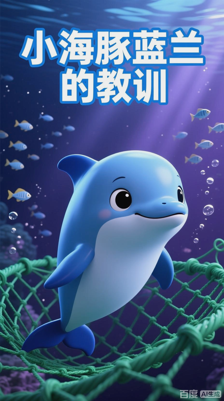 小海豚蓝蓝的成长故事