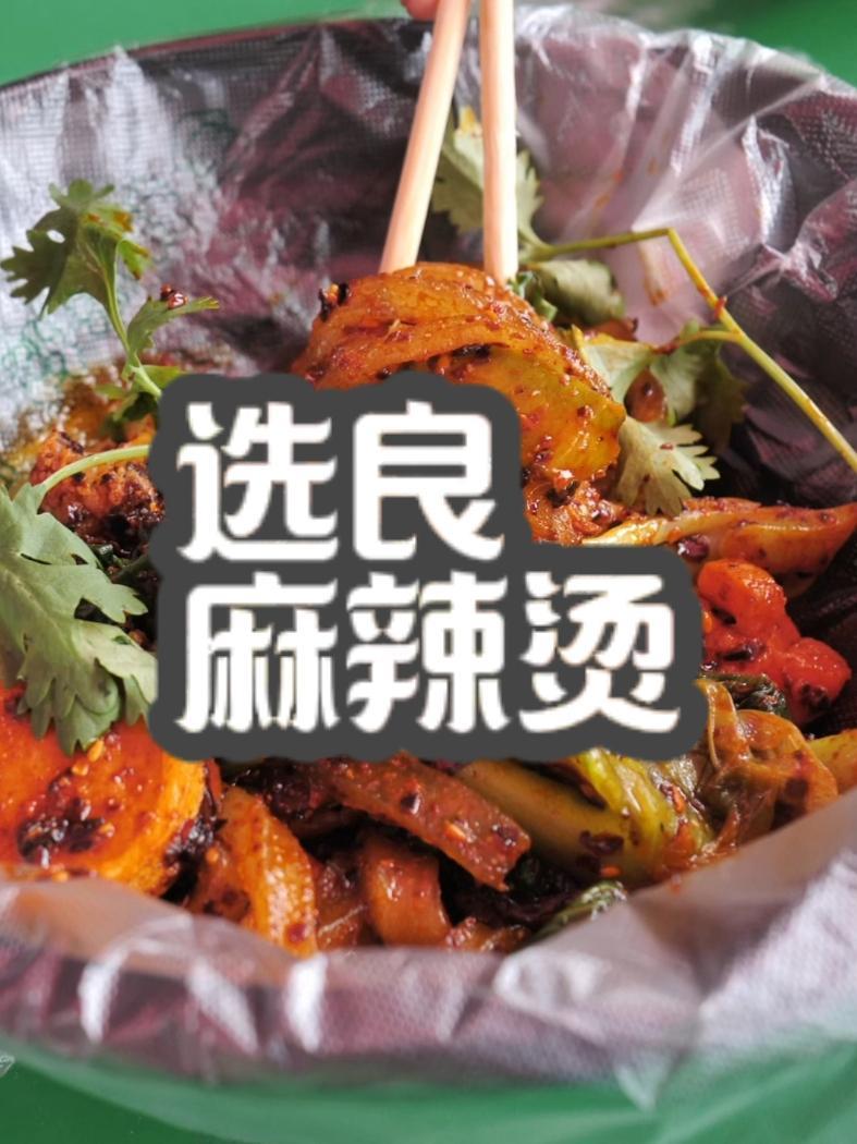 抖音美食推荐官 好吃到停不下来 陇南美食推荐 麻辣烫 美食探店 成县同谷北路选良麻辣烫