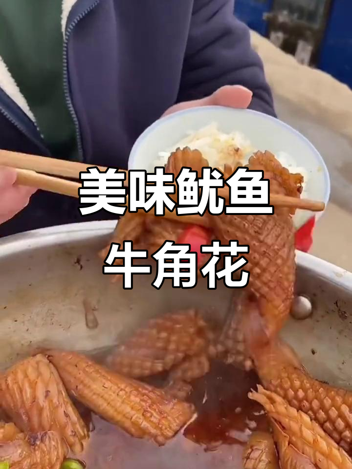 鱿鱼牛角花,爆炒、红烧、火锅都行,鲜美又过瘾