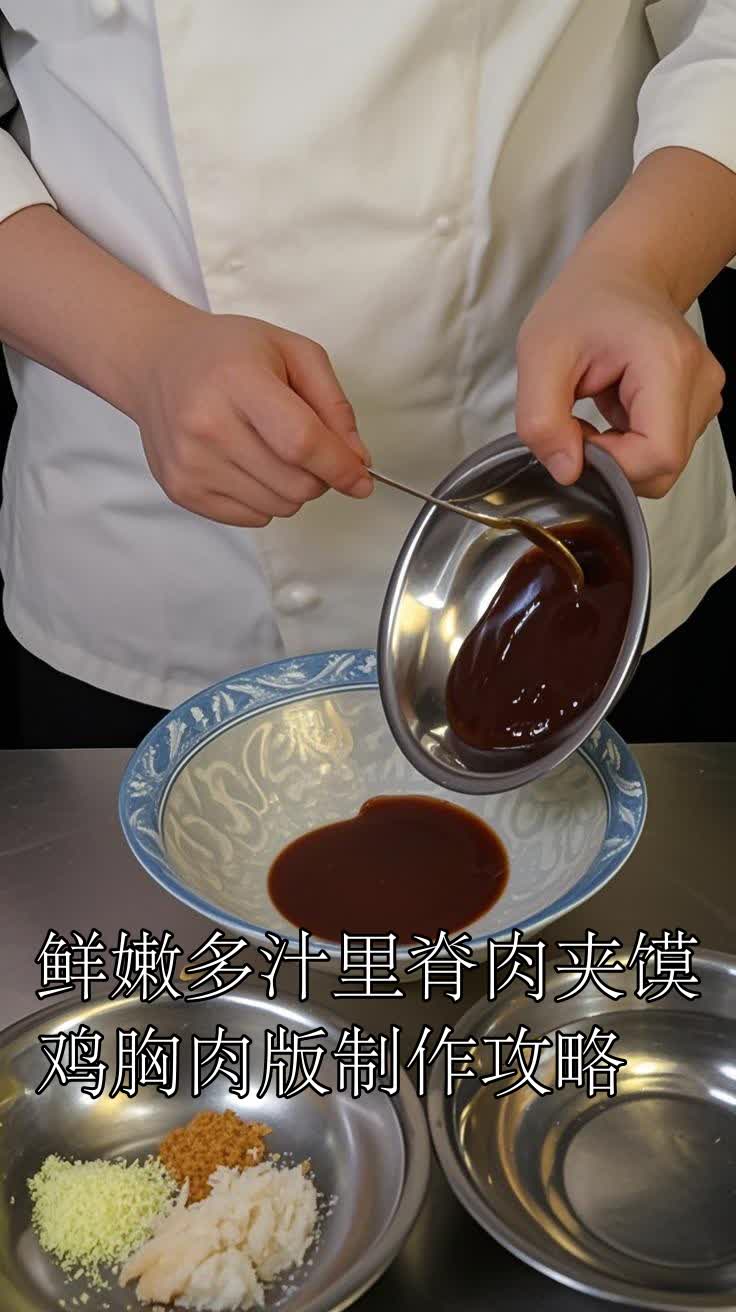 鲜嫩多汁里脊肉夹馍鸡胸肉版制作攻略