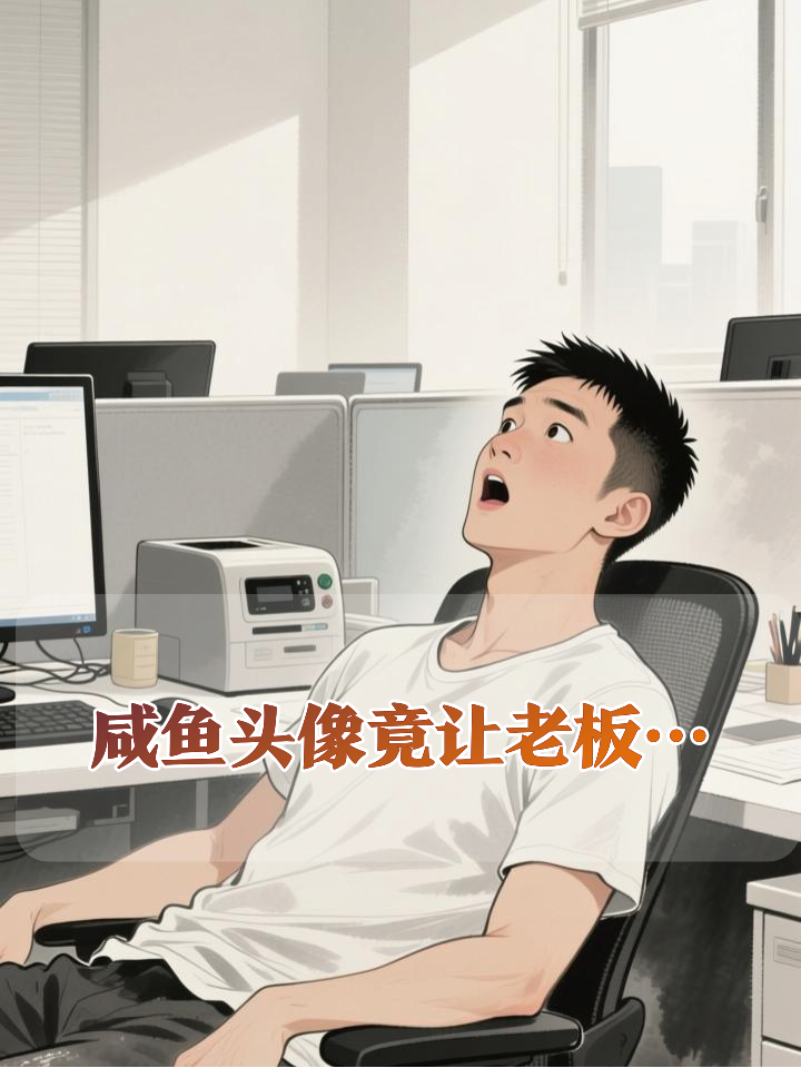换上咸鱼头像后，老板竟让我继承公司！