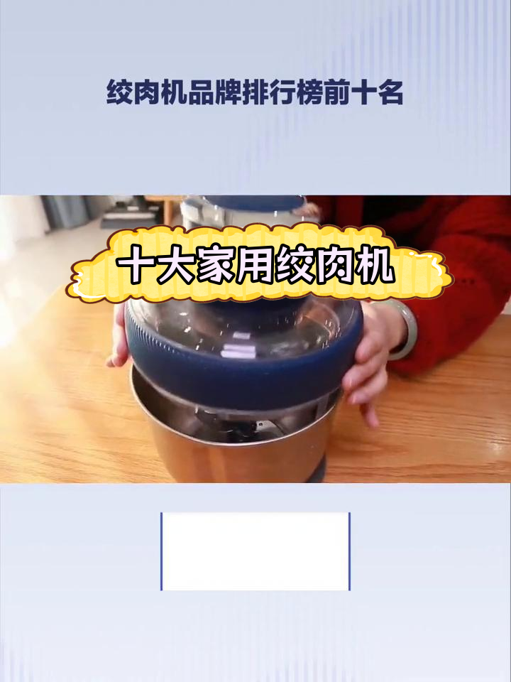 家用绞肉机品牌推荐与排行