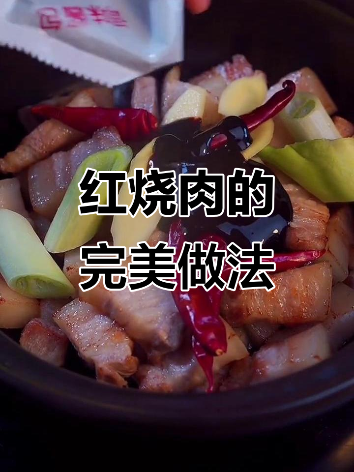 秘制红烧肉，米饭配两碗都不够