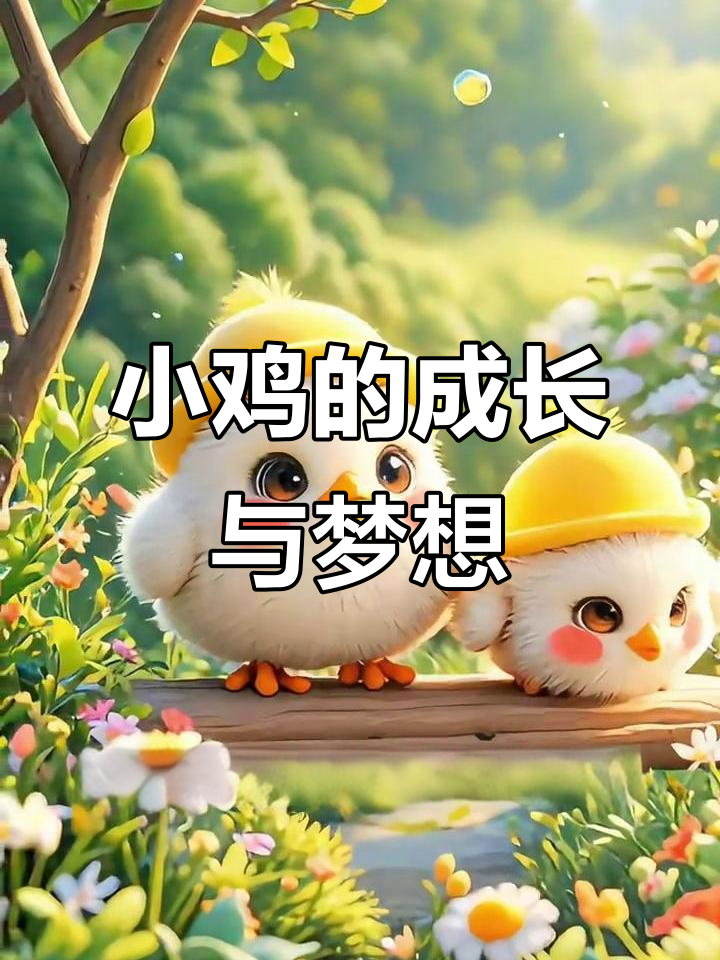 小鸡的梦想与成长:从吃米到飞向月亮