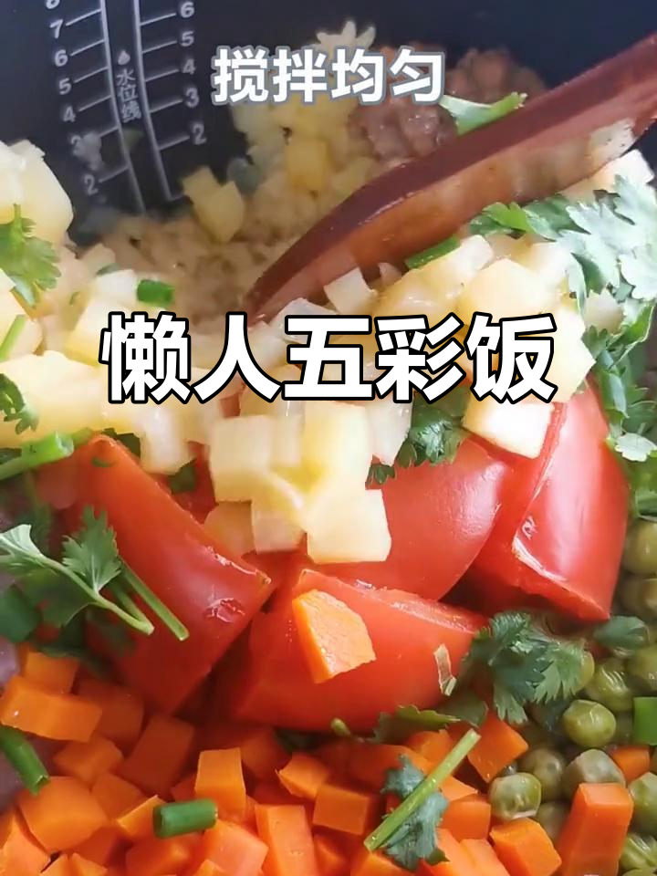 五彩牛扒饭,营养又美味,电饭煲一键搞定!