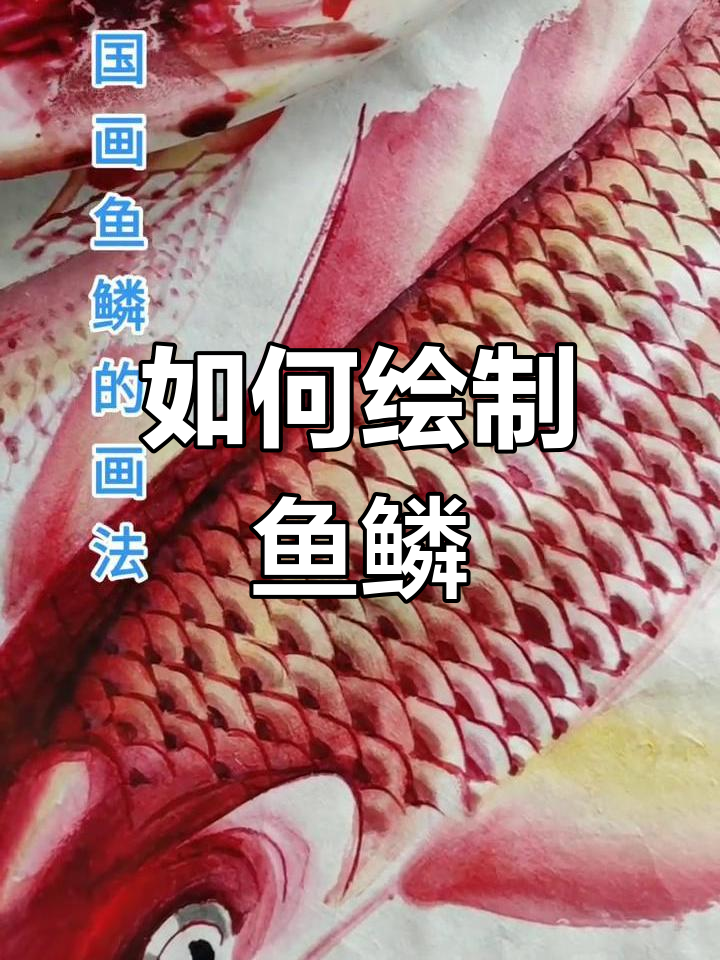 画鱼不难,难在鳞片