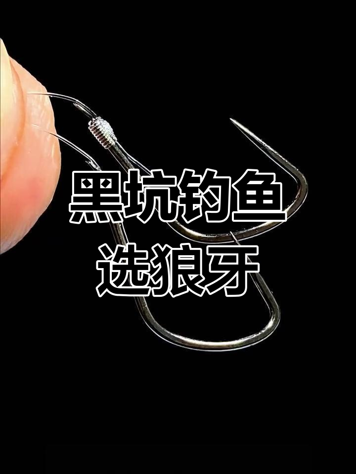 竞技狼牙鱼钩:黑坑钓回锅鱼的必备利器