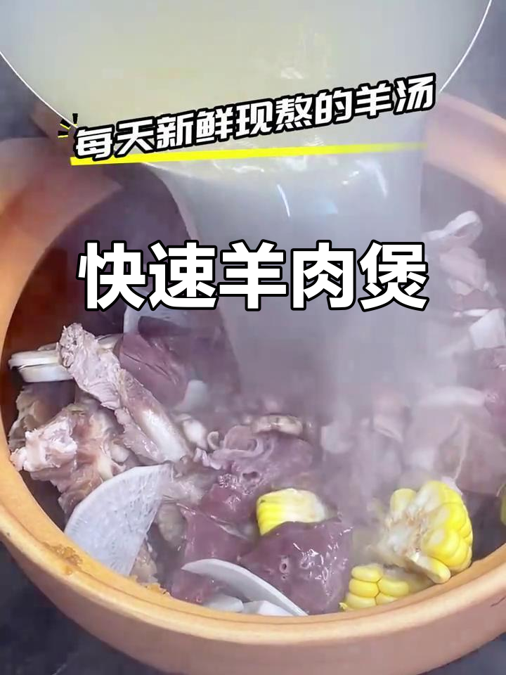砂锅羊肉煲,快速上桌,简单又美味!