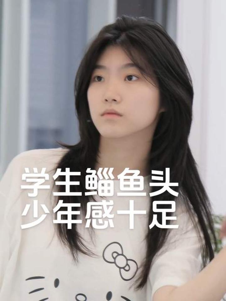石家庄学生党鲻鱼头少年感十足，女发型师设计感