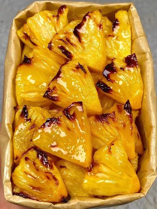 这个菠萝吃法不允许你还没吃过!空气炸锅美食美食教程我的厨房日记菠萝