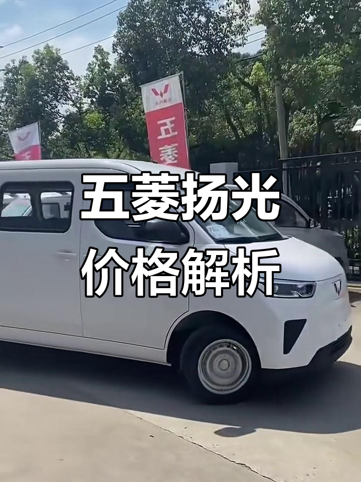 五菱阳光纯电面包车,2024款舒适型落地价揭秘
