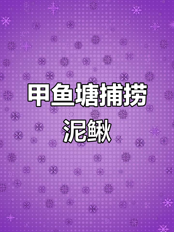 甲鱼塘里放50个地笼抓泥鳅，看看今天能赚多少钱