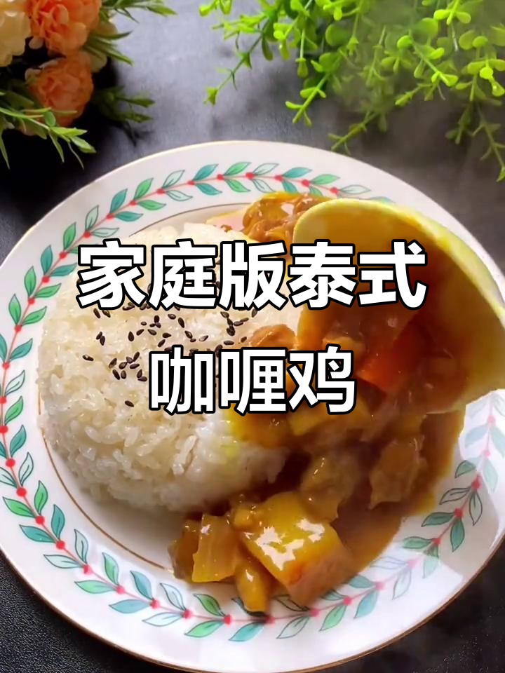在家轻松做出正宗泰式咖喱鸡肉饭,成本不到三块钱