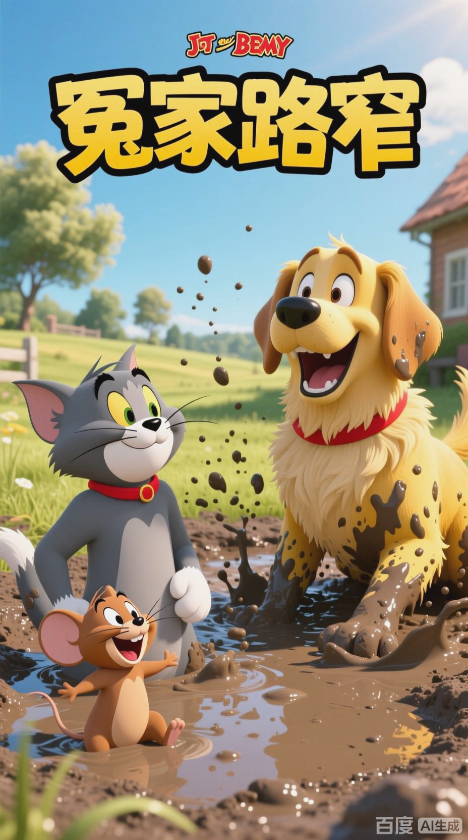 汤姆杰瑞智斗大黄狗的欢乐时光