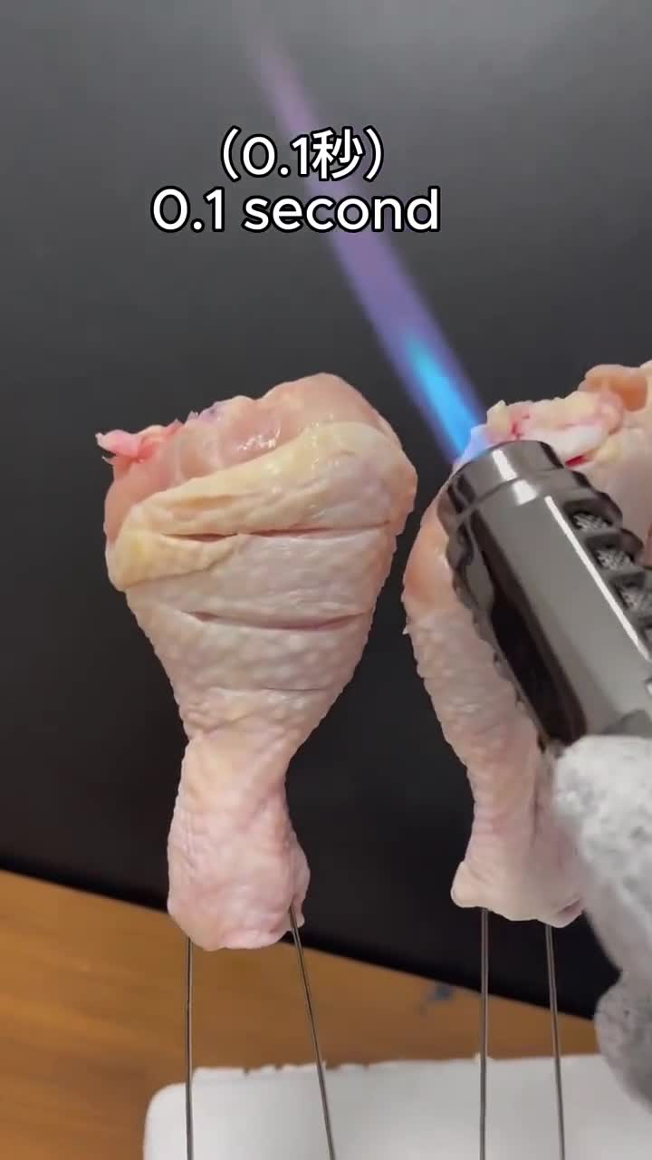 -1800°C火焰对决鸡腿，结果竟这样！