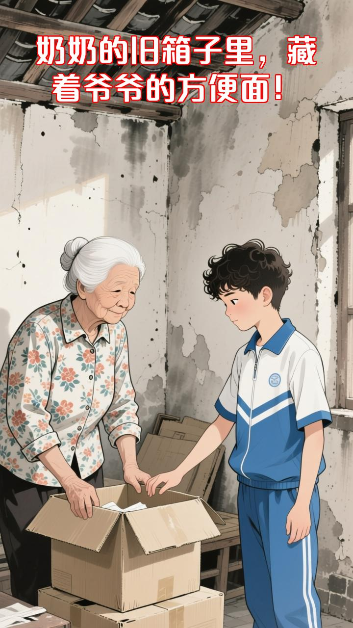 奶奶藏了三十年的华丰方便面,孙子尝了一口后哭了