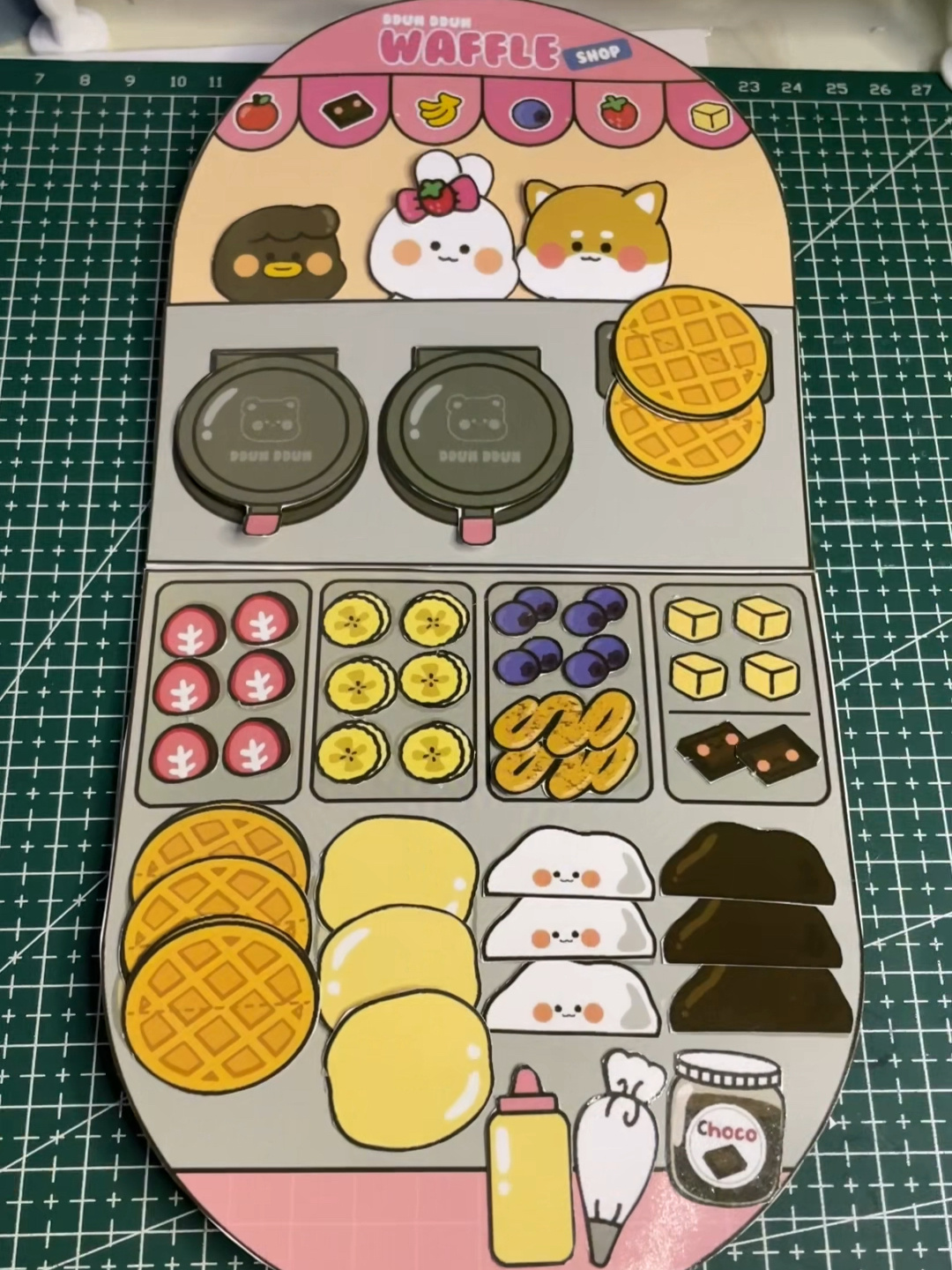 每日一手工|华夫饼安静书好看还解压