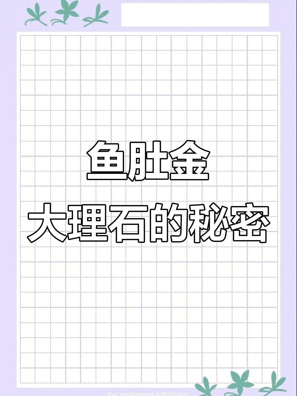 鱼肚金大理石：天然缝隙中的金色纹路，为何如此罕见？