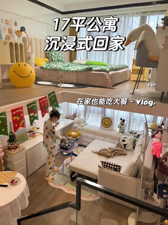17平loft|独居vlog一人食的快乐晚餐